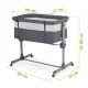 Nukido NK-243 Folding Baby Cot - Co-sleeper with Mattress