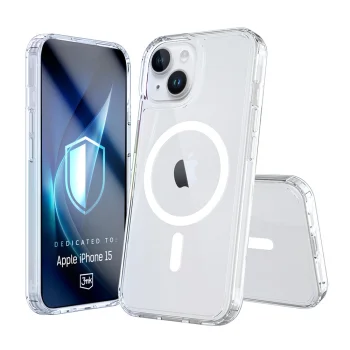 3mk Armor MagCase for iPhone 15, Transparent