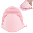 Silicone Pot Holder Pinch Mitt, Pink, 8×10 cm