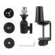 NanoRS RS421 Microphone Stand with 3/8\" and 5/8\" Thread, 1kg, Black