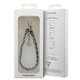 Guess Chain Metal Logo Charm Phone Strap - Black