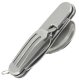 4-in-1 Tourist Multi-Tool Utensil Set AG534C, Silver