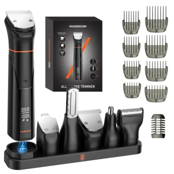 Daugiafunkcis trimeris 6-in-1 MAXGROOM JK-666 IPX6, juodas