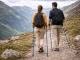 Verk Group Foldable Nordic Walking and Trekking Poles Set with Bag, Blue
