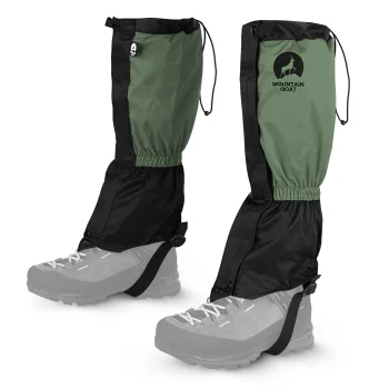 Waterproof Hiking Gaiters MOUNTAIN GOAT, 40 cm, Olive