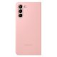Original Samsung Galaxy S21+ Plus (SM-G996B) LED View Wallet Bookcase Cover Case, Pink (EF-NG996PP)