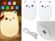 Kid\'s Silicone LED RGB Light Night Lamp, Cat