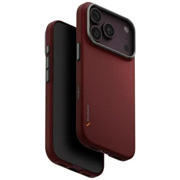 Uniq Keva EDGE Magclick Charging Case for iPhone 18 Pro / 17 Pro, Red