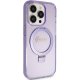 Guess Ring Stand Script Glitter MagSafe case for iPhone 15 Pro Max - purple