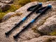 Verk Group Nordic Walking Poles with Tips and Bag, Black