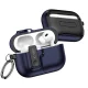 Tech-Protect Slim Hook Case for AirPods Pro 3 with Stand, Navy Blue
