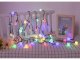 Garden string lights 40 LED solar powered, multicolor