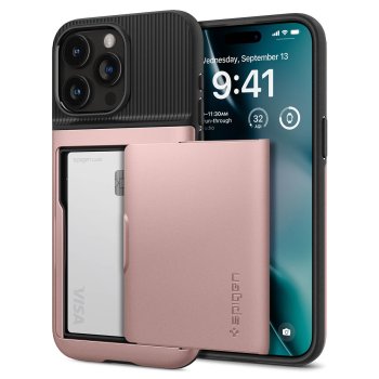 Spigen Slim Armor CS, rose gold - iPhone 15 Pro Max