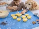 Non-Slip Silicone Pastry Mat 50x40cm for Dough Rolling, Blue