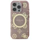 Guess iPhone 16 Pro Case IML Peony On 4G Background MagSafe, Pink