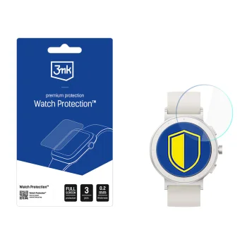 3mk Watch Protection FlexibleGlass Hybrid Glass for Realme Watch S5, 3 Pack