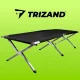 Trizand 00023190 Folding Camp Bed, Black