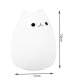 Bērnu Galda LED Nakts Lampa Gaismeklis ar Pulti USB RGB, Kaķis | Kids Bedside Table LED Lamp Night Light