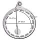 TRIZAND 00025254 Smart Hula Hoop with Counter and Weight White