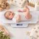 Electronic Baby and Child Scale up to 100 kg with 60 cm Measuring Tape and LCD, White