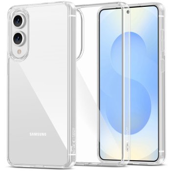 Tech-Protect FlexAir Hybrid vāciņš Samsung Galaxy S25 Edge, Caurspīdīgs