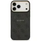 Guess 4G PU Classic Logo MagSafe dėklas iPhone 17 Pro Max, juodas