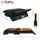 Electric Grill / Sandwich Maker Ruhhy 2000W, Black
