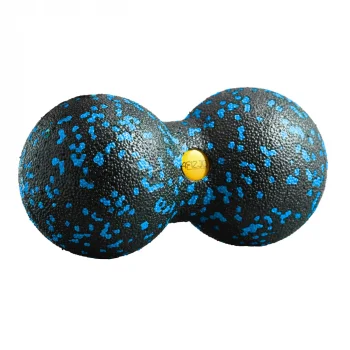 4Fizjo 58 EPP Double Massage Ball 8 cm, Black/Blue