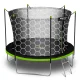 Garden Trampoline 312 cm (10 ft) with Inner Safety Net and Ladder Neo-Sport