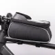 TFO Waterproof Bike Phone Mount Bag for Handlebars with Touch Screen Model01, black