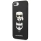 Karl Lagerfeld Saffiano Karl&Choupette Head Case for iPhone 7 Plus / 8 Plus Black