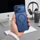 Tech-Protect Magmat Magsafe CC Case for iPhone 18 Pro Max / 17 Pro Max, Matte Navy Blue