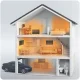 Infrared Heater Panel Berdsen BD-984, 600W, Glass, Wi-Fi, Remote