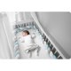 Бортик-косичка в кроватку Ricokids, 3 м, сине-серый