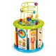 Ecotoys Wooden Educational Cube with Games and Blocks