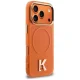 Karl Lagerfeld IML K Head MagSafe dėklas iPhone 18 Pro / 17 Pro, oranžinis