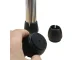 Silicone Chair Leg Caps with Felt 12-16mm, Black, 16 pcs