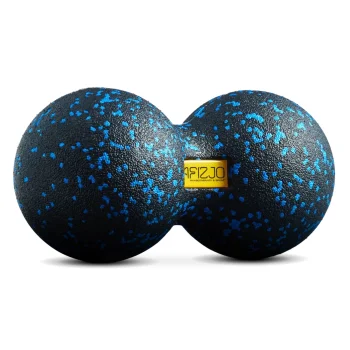 4Fizjo Double Massage Ball EPP 12 cm, Black/Blue