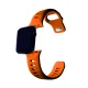 3mk Silicone Watch Strap for Apple Watch 42 / 44 / 45 / 49 mm, Orange
