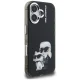 Karl Lagerfeld IML Aquarelle Karl & Choupette & Logo iPhone 16 Case - Black