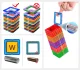 Magnetic Building Blocks Set, 59 Pieces
