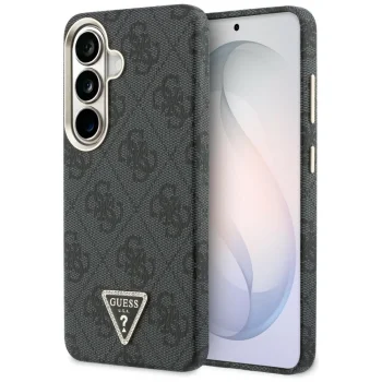 Guess 4G Triangle Logo MagSafe Case for Samsung Galaxy S26, Black