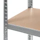 GreenBlue GB378 Metal Storage Shelving Unit, 5 Shelves, 180x90x40cm, Galvanized