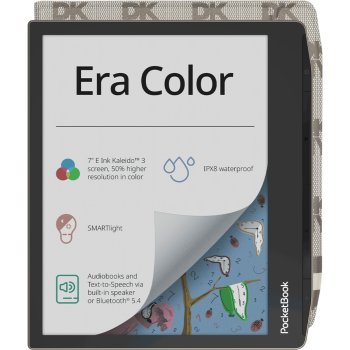 PocketBook Era Color e-Reader Bundle with DKNY Cover, Smoky Beige