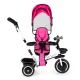 ECOTOYS 360° Rotating Tricycle Stroller with Canopy, Pink