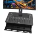Maclean MC-946 Monitor and Laptop Stand with Drawer, 13-32\", Black