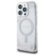 Guess Resin Gradient Glitter MagSafe Case for iPhone 16 Pro, Silver