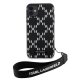 Karl Lagerfeld iPhone 11 / XR Case Monogram Losange Saffiano, Black
