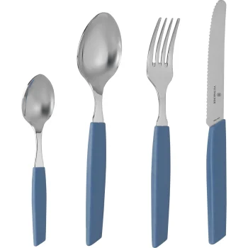 Victorinox Swiss Modern Cutlery Set, 24 pcs, Blue