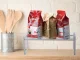 Single-Tier Metal Kitchen Shelf Organizer, White